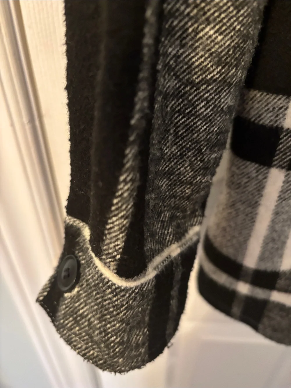 Plaid Button-Up Shacket - Picture 5 of 8